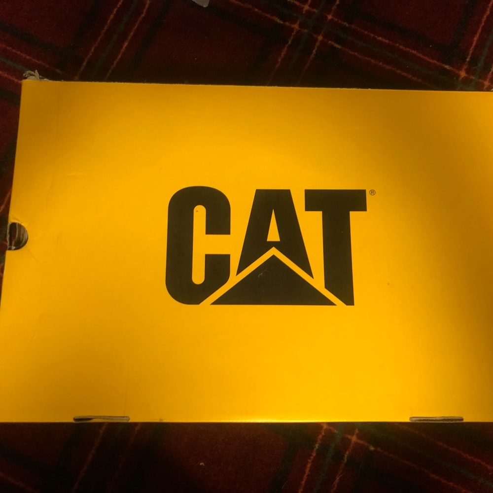 CAT Caterpillar 3 in 1 Navy  leather adjustable lengths boots rubber sole NIB - Picture 13 of 15